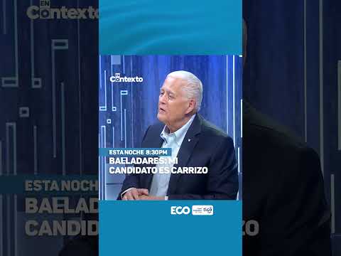 Ernesto Pérez Balladares: Mi candidato es Gaby Carrizo | #Shorts  #EnContexto