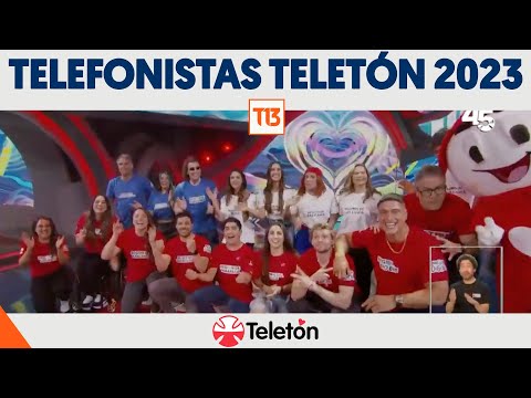 Con Sammis, Leo Rey, Natalia Duco, Flor de Rap y compañía se formó el grupo de telefonistas Teletón