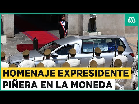 Homenaje a Sebastián Piñera en el palacio de La Moneda | Ceremonia completa