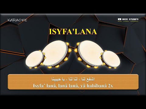 Karaoke Banjari || Isyfa Lana (Lirik)