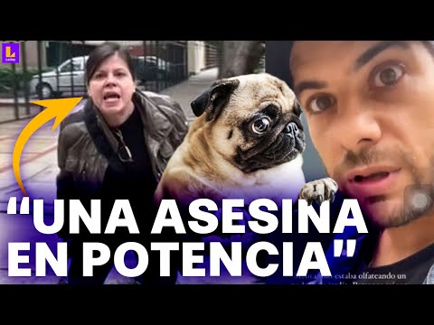 Protestan contra mujer que agredió a Andrés Wiese y su mascota: Una delincuente en potencia