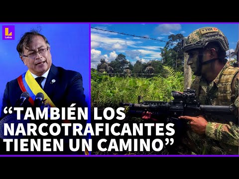 Colombia: Gustavo Petro propuso reconciliación con narcotraficantes