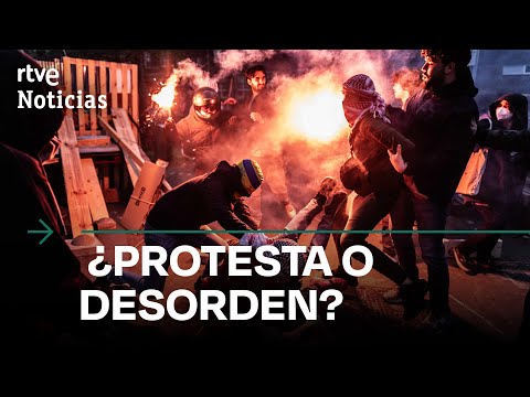 UNIVERSITARIOS EUROPEOS cabreados por la CRIMINALIZACIÓN de las PROTESTAS PROPALESTINA | RTVE