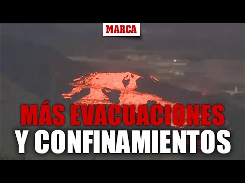 Evacuaciones y y confinamientos preventivos por la colada que va a llegar al mar