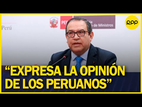 Alberto Otárola señala estar de acuerdo con declarar persona non grata a López Obrador
