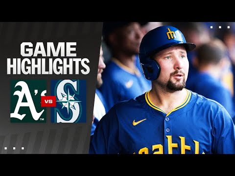 As vs. Mariners Game Highlights (5/10/24) | MLB Highlights