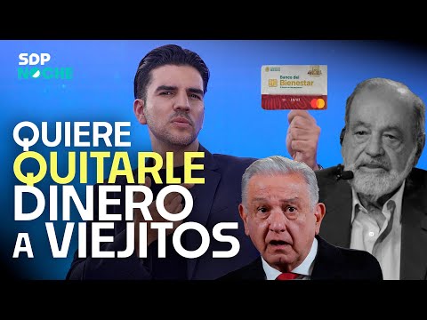 CARLOS SLIM  critica a AMLO por PENSIONES  del BIENESTAR en SDPnoche, con Poncho Gutiérrez