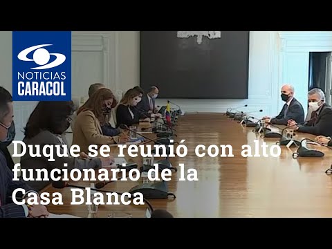 Duque se reunió por primera vez con alto funcionario de la Casa Blanca en la era Biden