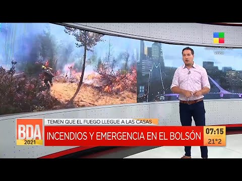 Incendios en El Bolsón: Río Negro declaró zona de emergencia y temen que el fuego llegue a las casas