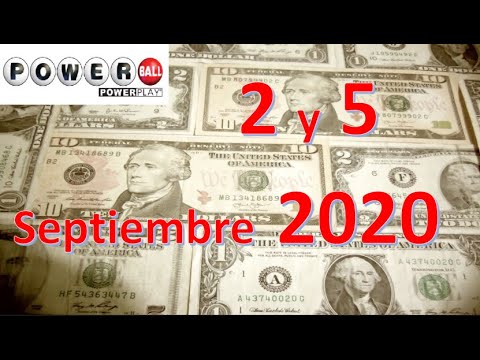 ?Como GANAR? la Lotería Powerball  (02  y  05 / 09 / 2020)