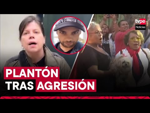 Andrés Wiese: ciudadanos realizaron plantón contra mujer que agredió al actor y a su mascota