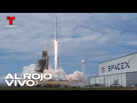 Falcon 9 de SpaceX lanza un satélite y aterriza sobre un barco en el Atlántico | Al Rojo Vivo