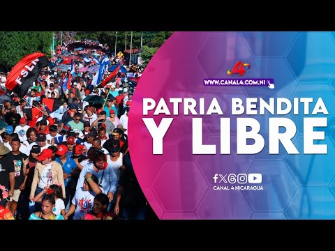 Militancia Sandinista de Managua celebra caminata Septiembre patria bendita y libre