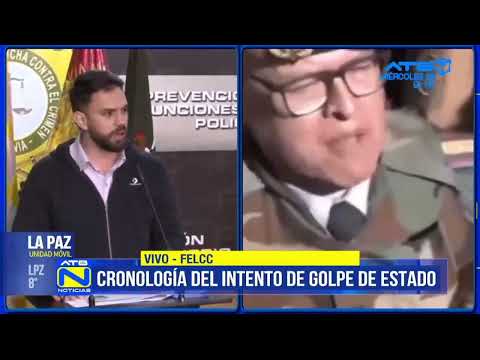 El Ministro de Gobierno informa sobre la cronología de los hechos del intento de golpe de Estado