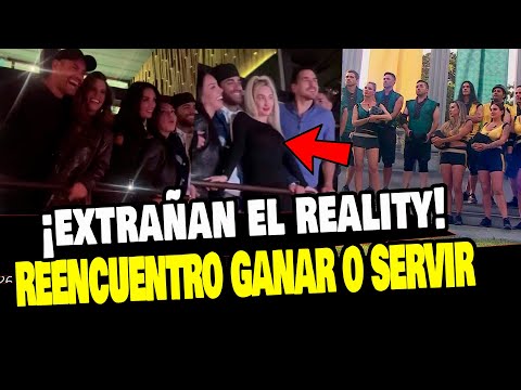 GANAR O SERVIR: ASÍ FUE EL REENCUENTRO DE EX COMPETIDORES ¿QUIENES LLEGARON?