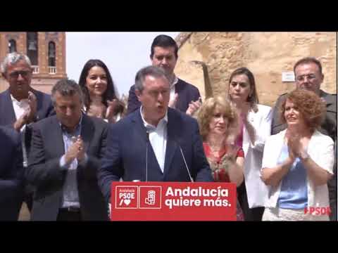 Juan Espadas presenta la candidatura socialista por la provincia de Sevilla