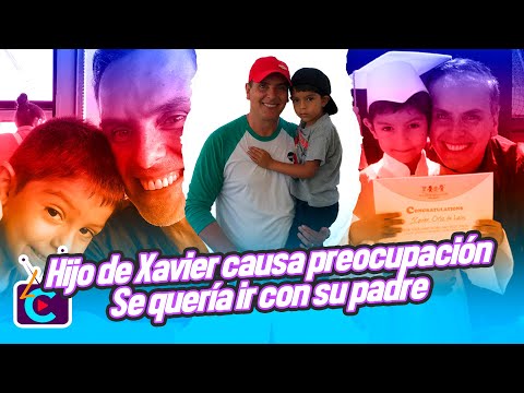 Hijo de Xavier Ortíz causa preocupación: Se quería ir con su padre