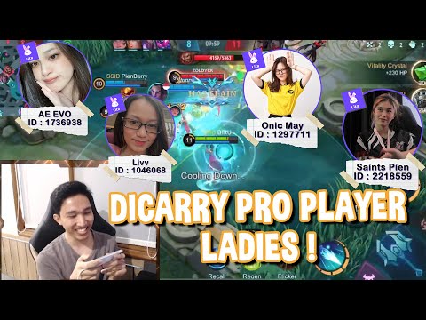 Lagi Rank Santai, Eh Malah Di Carry Sama Pro Player Ladies Guys XD - Mobile Legends