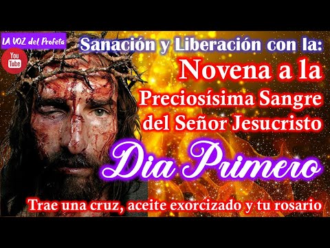 DIA PRIMERO NOVENA A LA SANGRE DE CRISTO - Segunda Novena sanacion y liberacion sangre de Cristo