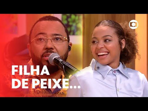 Lily Nobre se lança como cantora e tem apoio do pai | Encontro com Fátima Bernardes | TV Globo