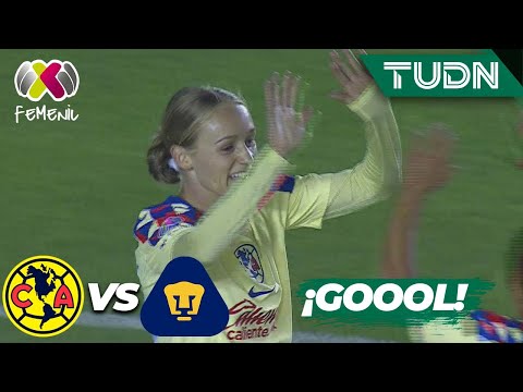 ¡DOBLETE! Luebbert fulmina a Pumas | América 3-0 Pumas | Liga Mx Femenil - CL2024 J15 | TUDN