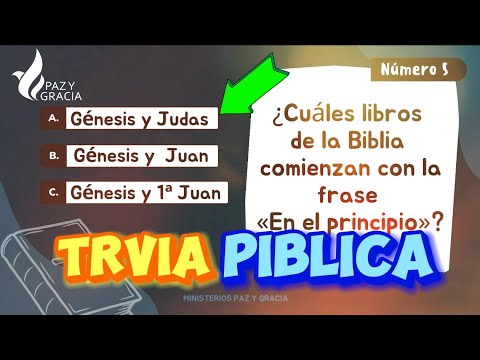Trivia Bíblica - Los Libros de La Biblia