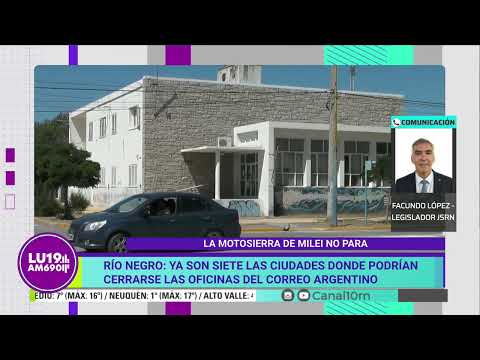 RÍO NEGRO: preocupa el eventual cierre de oficinas del CORREO ARGENTINO