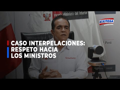 Ministro Rodríguez: “El maltrato del Congreso hacia nosotros nos parece innecesario”