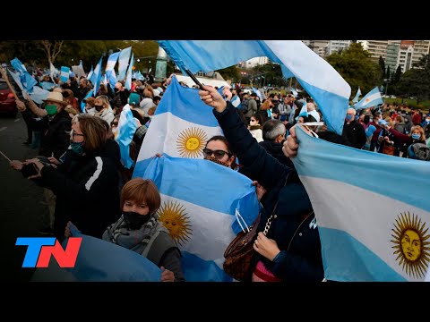 9 de Julio con banderazos en todo el país: así fue el banderazo en Rosario