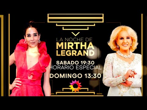 La noche de Mirtha Legrand con Juana en HORARIO ESPECIAL: Sábado 10 de julio a las 19:30 en eltrece.