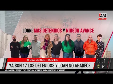 CASO LOAN: YA SON 17 LOS DETENIDOS Y NADIE BUSCA AL MENOR