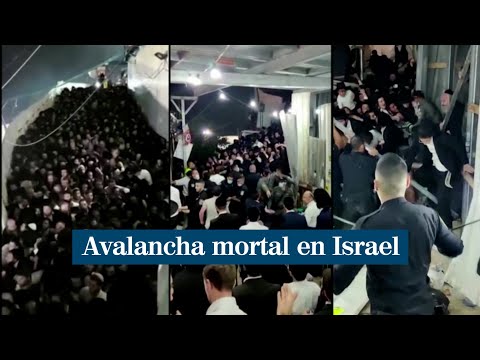Decenas de muertos y heridos en una avalancha en una festividad religiosa masiva en Israel