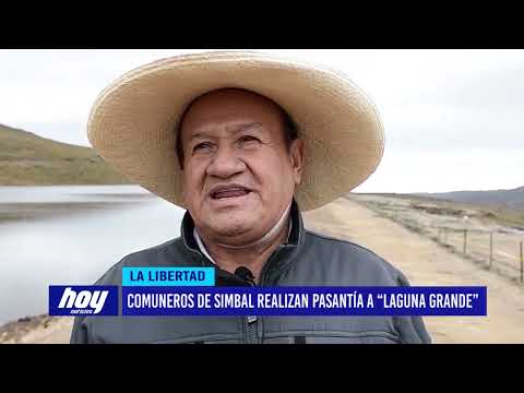 Comuneros de Simbal realizan pasantía a “Laguna Grande”