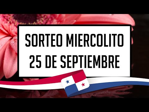 Resultados Lotería de Panamá Miércoles 25 de Septiembre de 2024 - Lotería nacional de Panamá de hoy