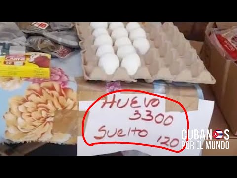 Precios de los alimentos en Cuba, de mal en peor: un huevo vale dos veces en salario mínimo diario