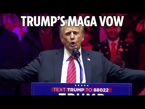 Donald Trump vows to ‘take back our country’ and prevent WW3 at MAGA rally on eve of return to power