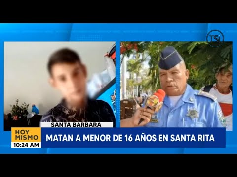 Matan a menor de 16 años en Santa Rita, Santa Bárbara