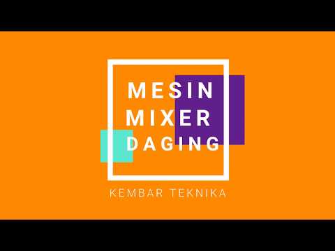Video Mesin Mixer Daging Bakso