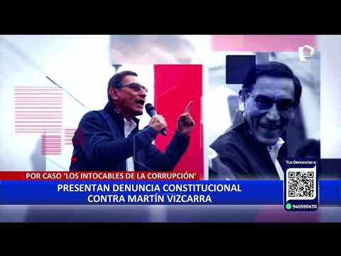 Congreso: presentan denuncia contra exmandatario Martín Vizcarra por tráfico de influencias
