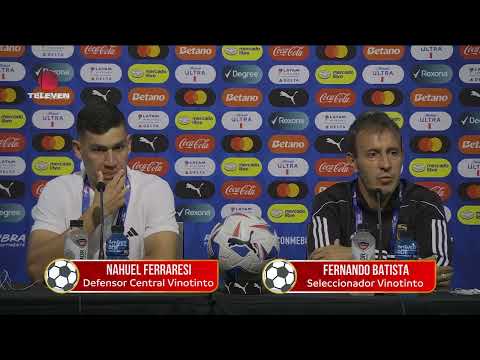 Conferencia de prensa Vinotinto: Fernando Batista y Nahuel Ferraresi – Teledeportes 21/06/24