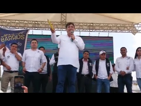 URGENTE CARLOS PINEDA EN CAMPAÑA POLITICA EN SAN PEDRO SACATEPEQUEZ SAN MARCOS GUATEMALA