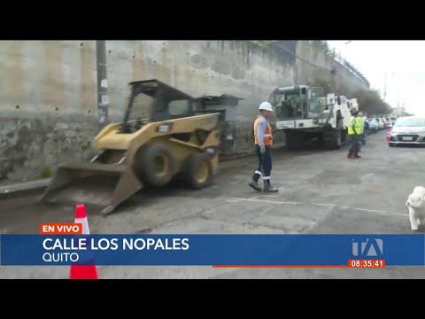 La Emmop iniciará trabajos de repavimentación en la calle Los Nopales, norte de Quito