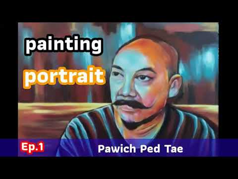 Portraitacrylicpainting[Paw