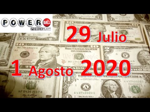 ?Como GANAR? la Lotería Powerball  (29 / 07    y    01 / 08 / 2020)