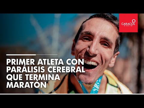 Alex Roca: primer atleta con parálisis cerebral en terminar un maratón | Caracol Radio