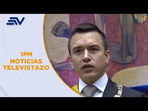 Discurso de Daniel Noboa, nuevo presidente de Ecuador | Televistazo | Ecuavisa