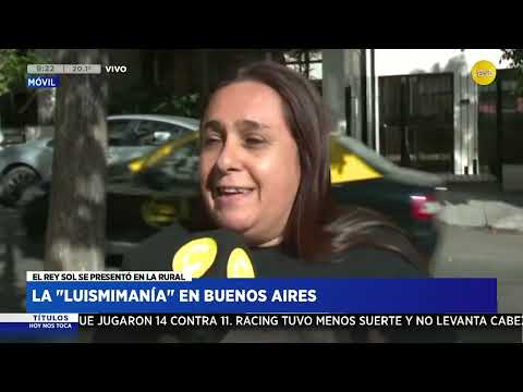 La Luismimanía en Buenos Aires ? HNT a las 8 ? 06-03-24