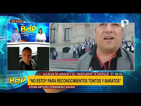 Alcalde de Moche tras desaire a Pedro Castillo: El gobierno nos da la espalda a los municipios