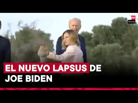Joe Biden: Presidente de Estados Unidos sufre un nuevo lapsus y lo rescata Giorgia Meloni