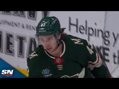 Wilds Quinn Hughes Follows His Miss Off The Boards To Score vs. Oilers